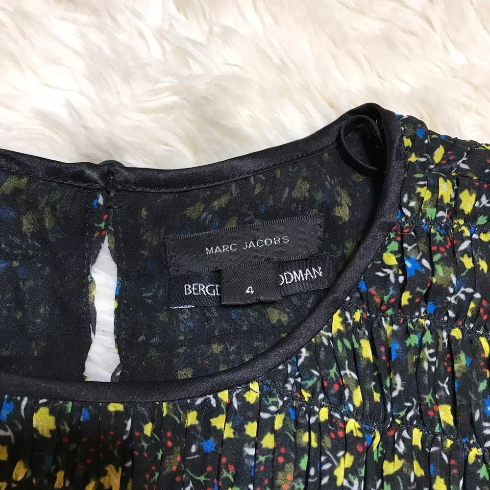 Marc Jacobs Flower Print Top Size 4 - Picture 6 of 8